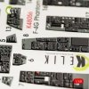 KELIK K48056 F-4G INTERIOR 3D DECALS FOR MENG KIT 1/48